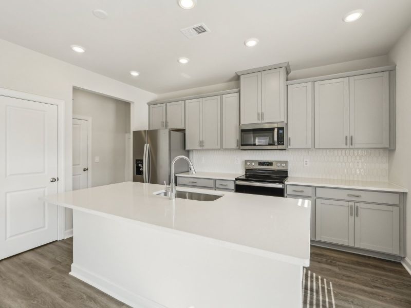 Cook your favorite meals in your new spacious kitchen.