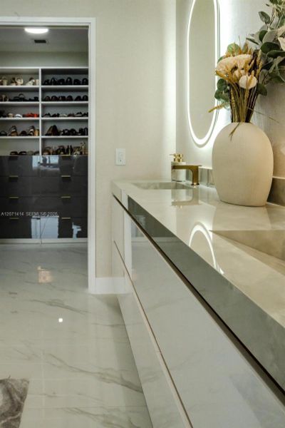 Furnished interior view inside a new home in , Miami (Image 14).