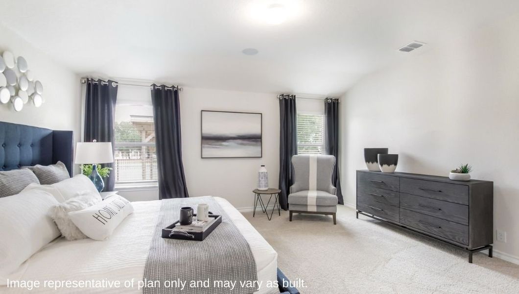 Furnished interior view inside a new home in Avenida, Converse (Image 11).