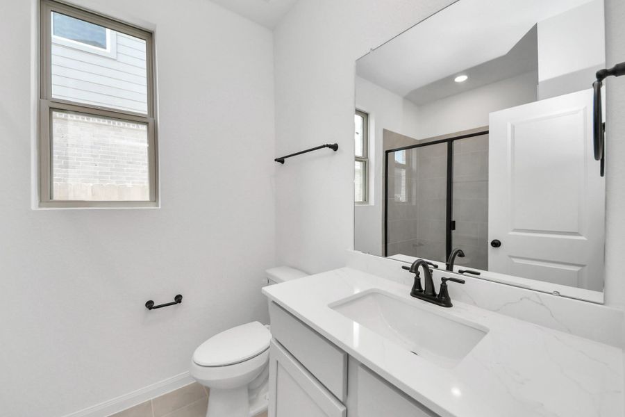 Furnished interior view inside a new home in 45' Traditional Homes at Elyson, Katy (Image 5).