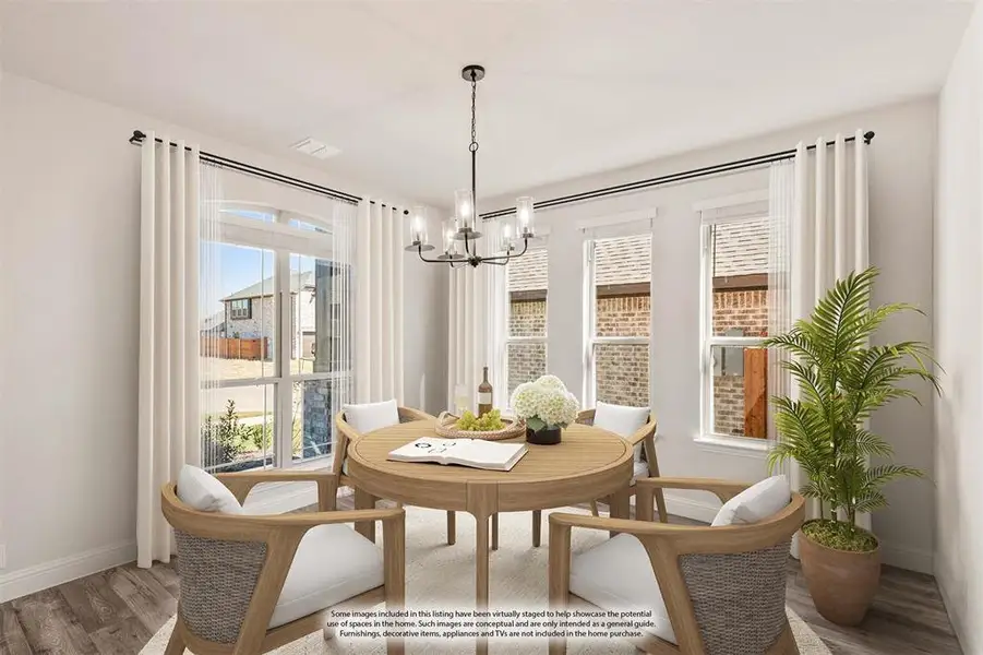 Furnished interior view inside a new home in Hulen Trails Classic 50, Fort Worth (Image 8). Furnished interior view inside a new home in Hulen Trails Classic 50, Fort Worth (Image 8).