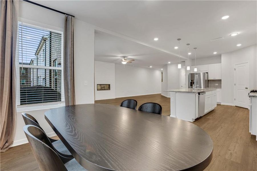 Furnished interior view inside a new home in Graystone Village, Grayson (Image 20). Furnished interior view inside a new home in Graystone Village, Grayson (Image 20).