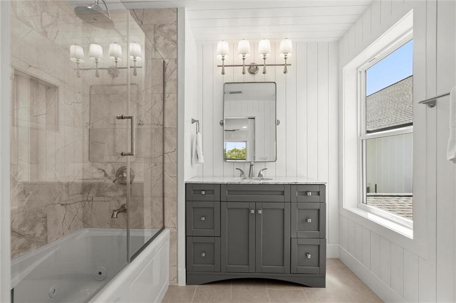 Furnished interior view inside a new home in , Canton (Image 9).