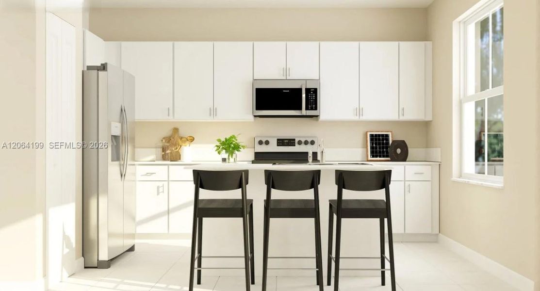 Furnished interior view inside a new home in Altamira, Homestead (Image 3).