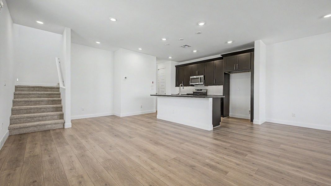 Furnished interior view inside a new home in Surprise City Center, Surprise (Image 5). Furnished interior view inside a new home in Surprise City Center, Surprise (Image 5).