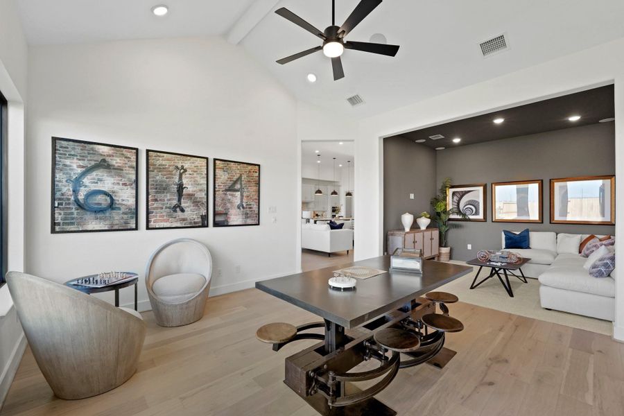 Representation Photo-Gameroom and Media Room Representation Photo-Gameroom and Media Room