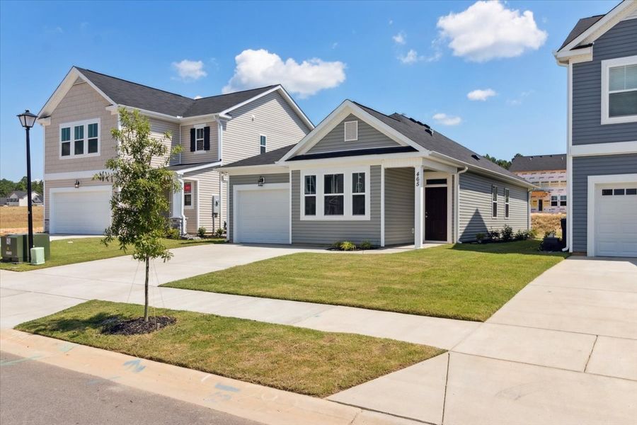 Front exterior of a new home in Windsor, North Augusta, SC, highlighting curb appeal (Image 15).
