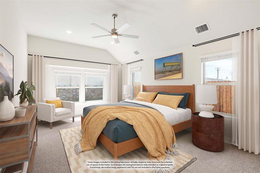 Furnished interior view inside a new home in Ridge Ranch Classic 50, Mesquite (Image 6). Furnished interior view inside a new home in Ridge Ranch Classic 50, Mesquite (Image 6).