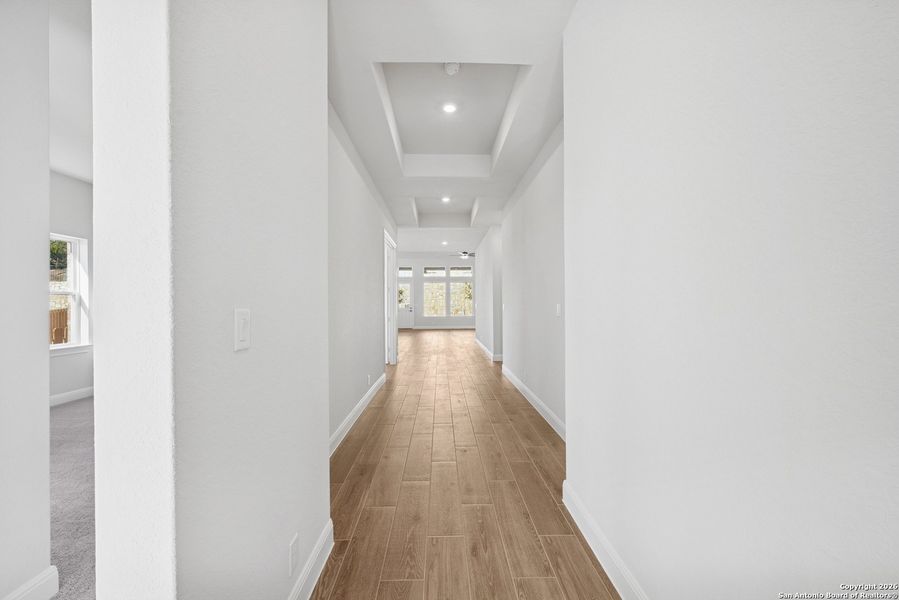 Spacious, unfurnished interior of a new home in Windsong - Legacy Series, Boerne (Image 25).