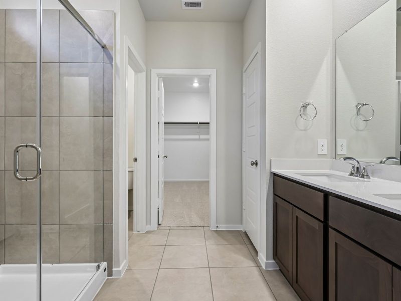Furnished interior view inside a new home in Riviera Pines - Traditional Series, Huffman (Image 7).