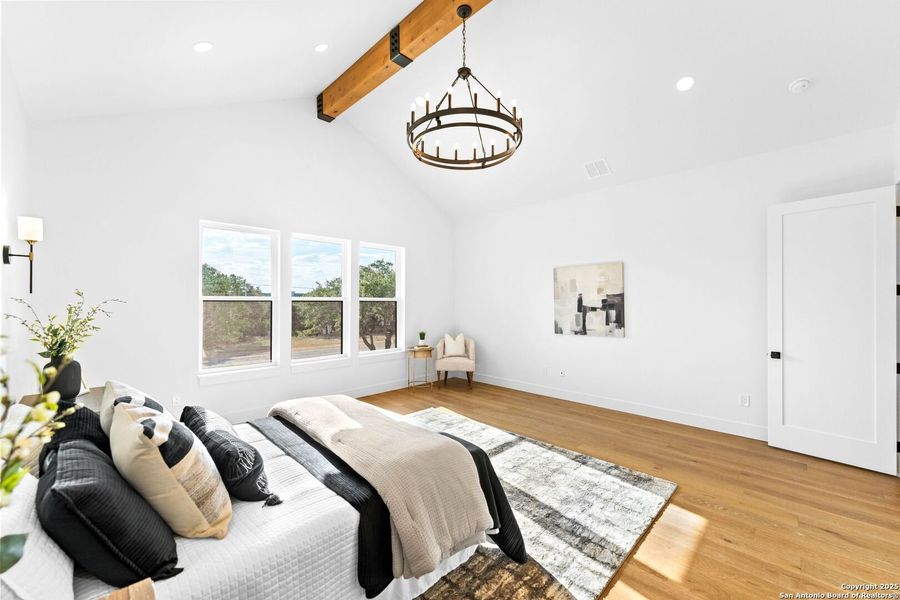 Furnished interior view inside a new home in , Boerne (Image 18).