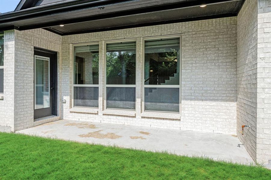 Front exterior of a new home in Legacy Ranch Classic 60, Melissa, TX, highlighting curb appeal (Image 26). Front exterior of a new home in Legacy Ranch Classic 60, Melissa, TX, highlighting curb appeal (Image 26).