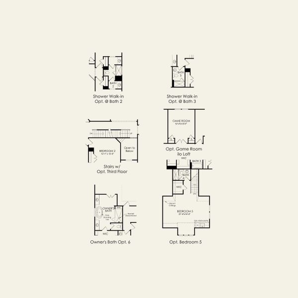 2D floor plan layout for the Gatefield by Pulte Homes in The Retreat at Carolina Ridge, Harrisburg, NC (Image 5).