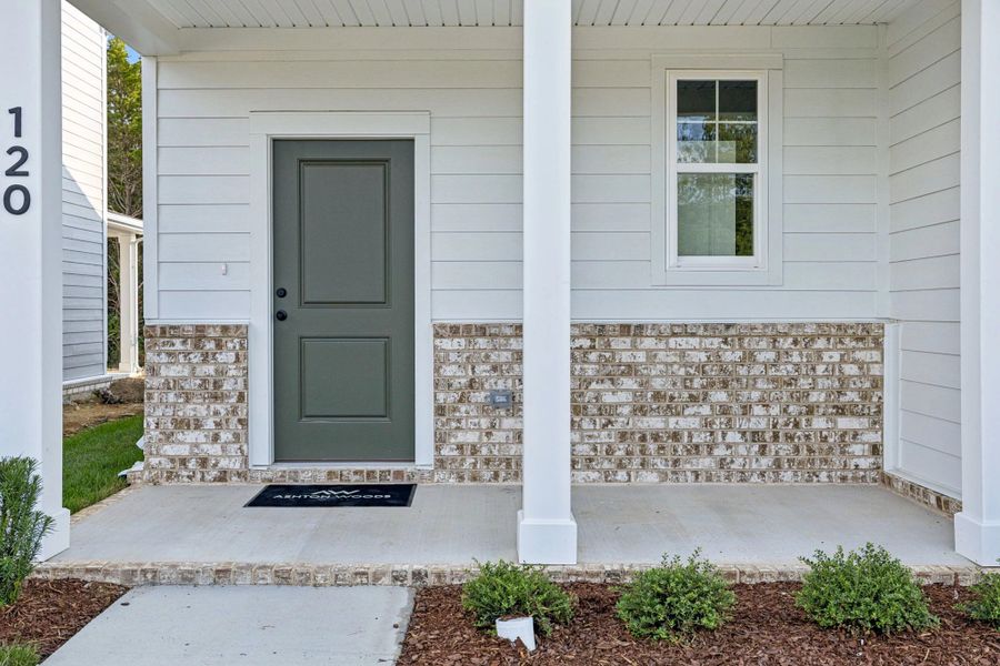 Exterior details and patio area of a home in Ascent at Arbor Ridge, La Vergne (Image 3).