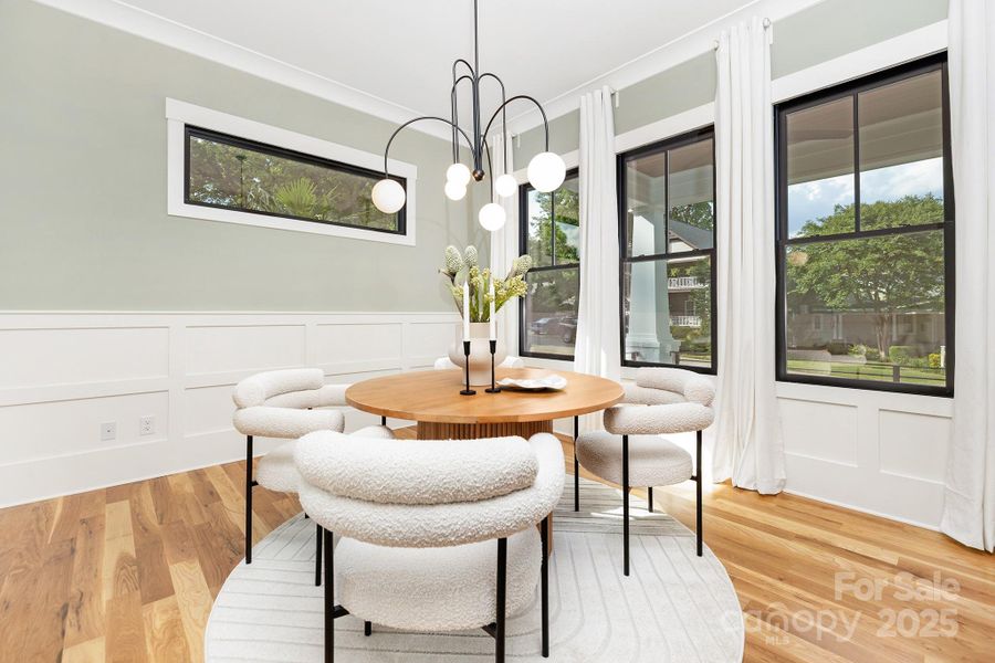 Furnished interior view inside a new home in , Charlotte (Image 18).