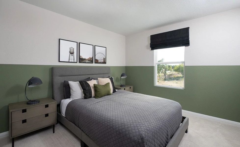 Representative furnished interior of a home built from the Winchester by Ashton Woods in The Trails at Carmel, Pflugerville (Image 15).