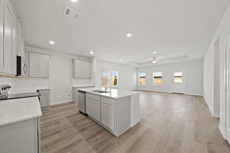 Furnished interior view inside a new home in Reveille Estates, Bryan (Image 7).