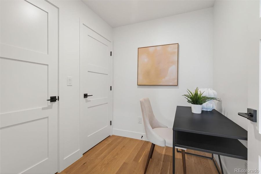 Furnished interior view inside a new home in , Denver (Image 22).