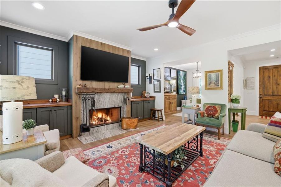 Furnished interior view inside a new home in , Canton (Image 13).