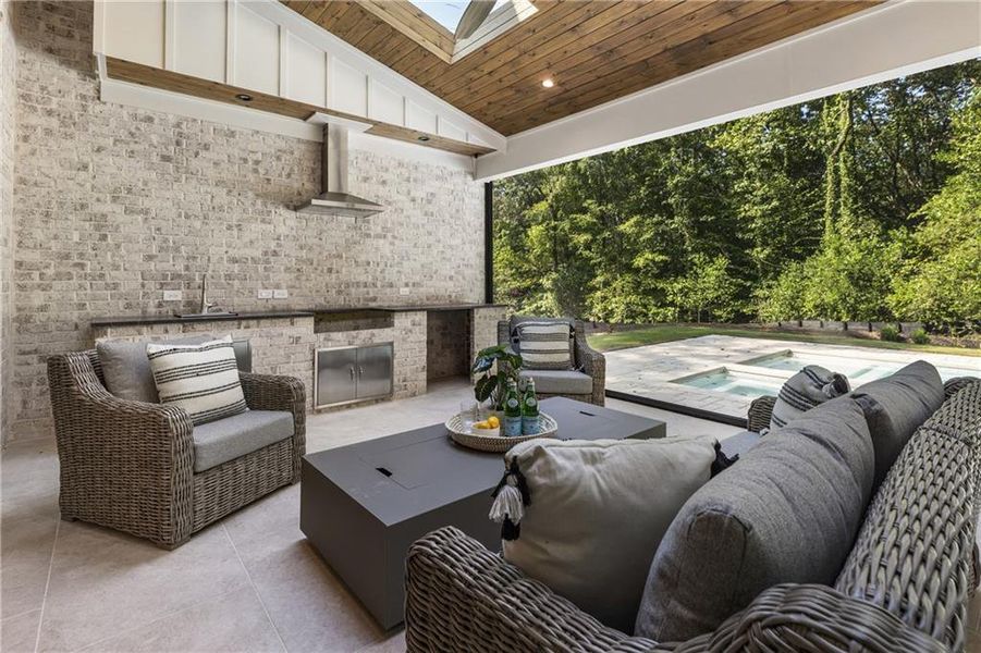 Furnished interior view inside a new home in , Atlanta (Image 9). Furnished interior view inside a new home in , Atlanta (Image 9).