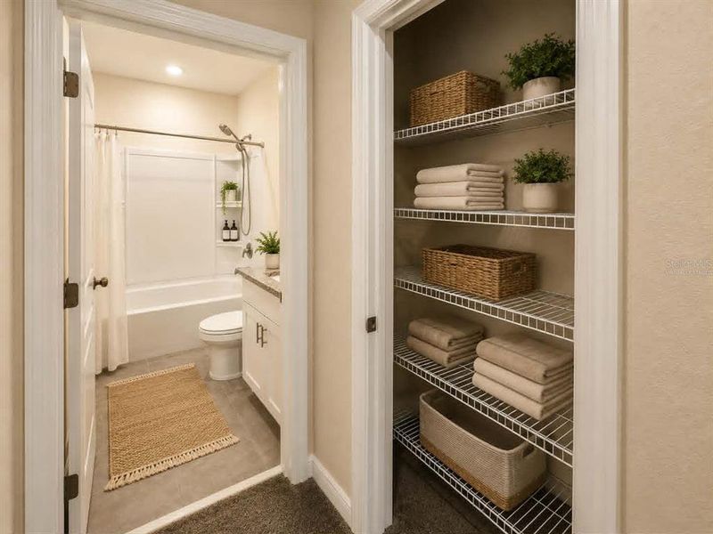 Furnished interior view inside a new home in Rivers Edge, Edgewater (Image 14).