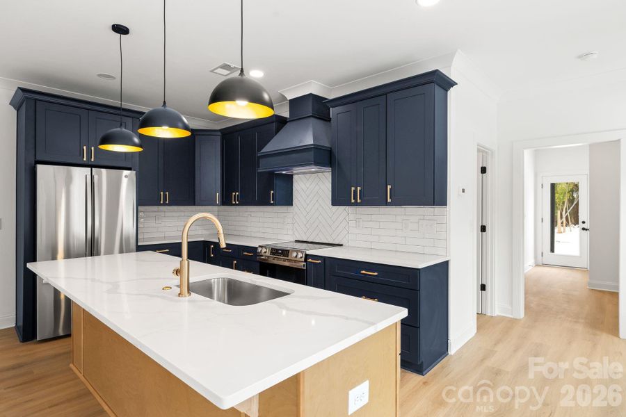 Furnished interior view inside a new home in , Charlotte (Image 43).