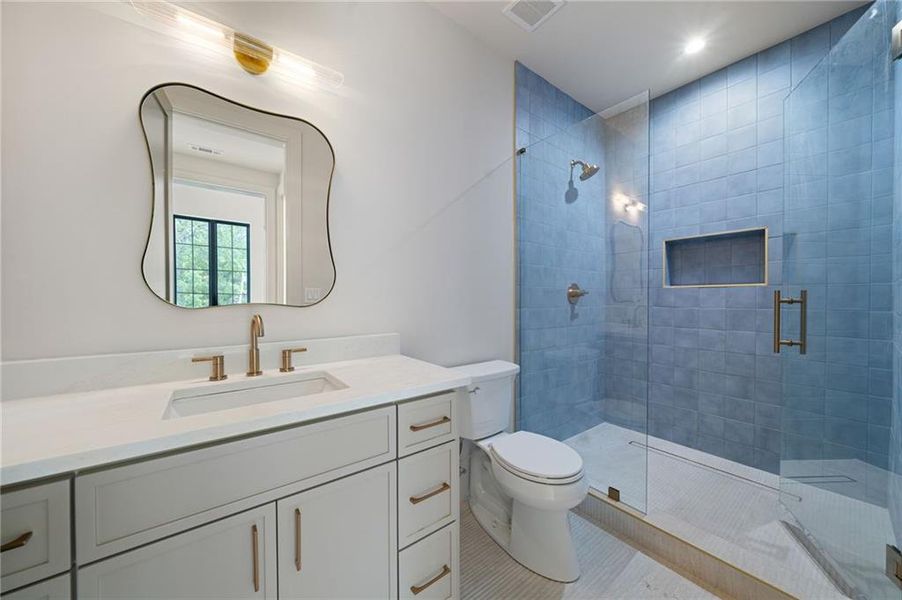 Furnished interior view inside a new home in , Dunwoody (Image 17).