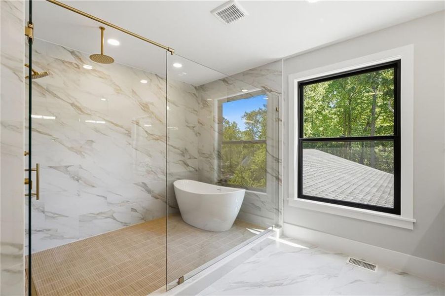 Furnished interior view inside a new home in , Roswell (Image 10).