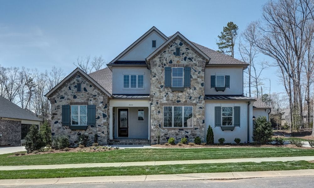Representative exterior photo of a completed home built from the Monterey by Classica Homes in Riverchase Estates, Lancaster, SC (Image 31).