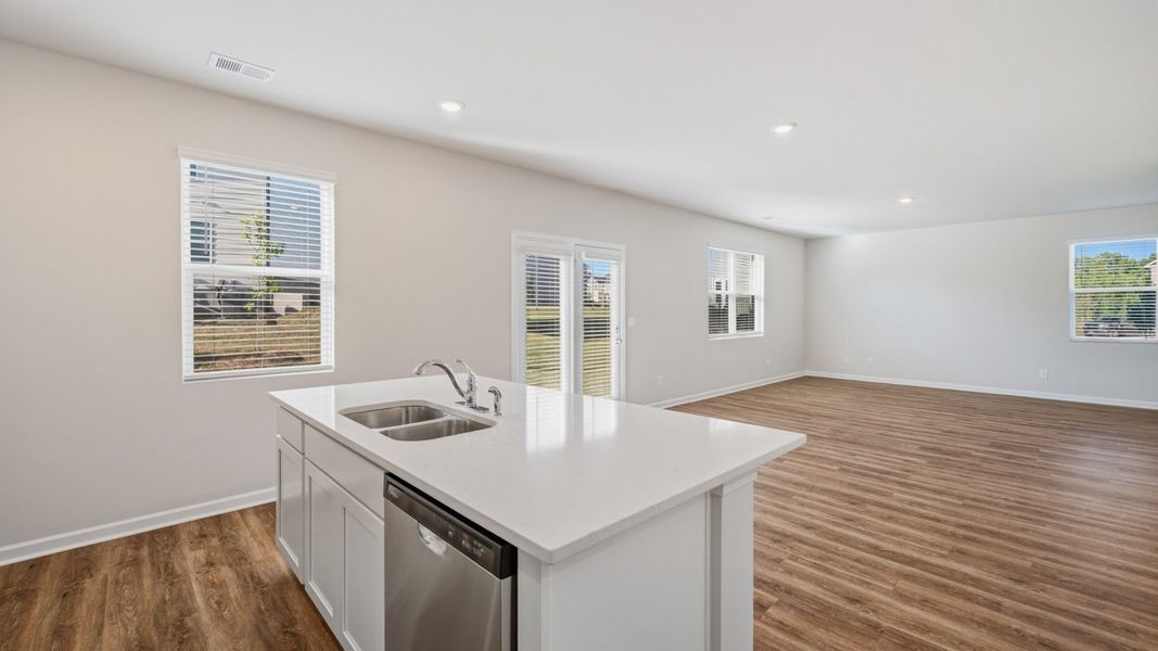 Furnished interior view inside a new home in The Reserve at Calcutta, Stockbridge (Image 6).