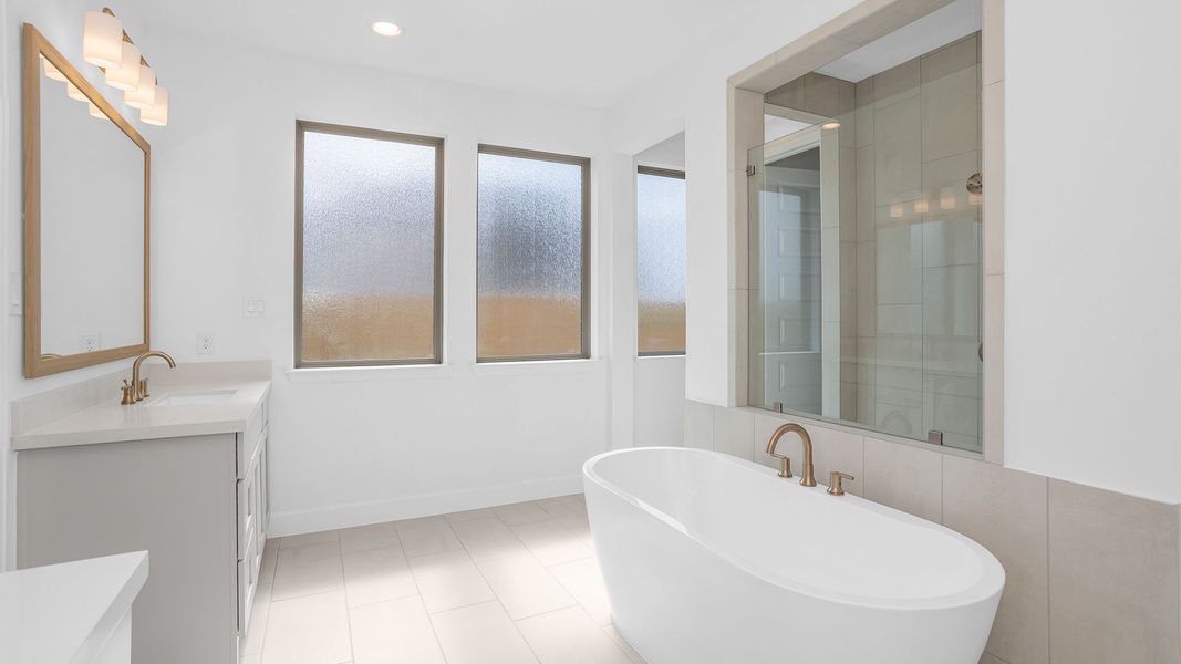 Representative furnished interior of a home built from the 3896W by Perry Homes in Terraces, Rockwall (Image 3).