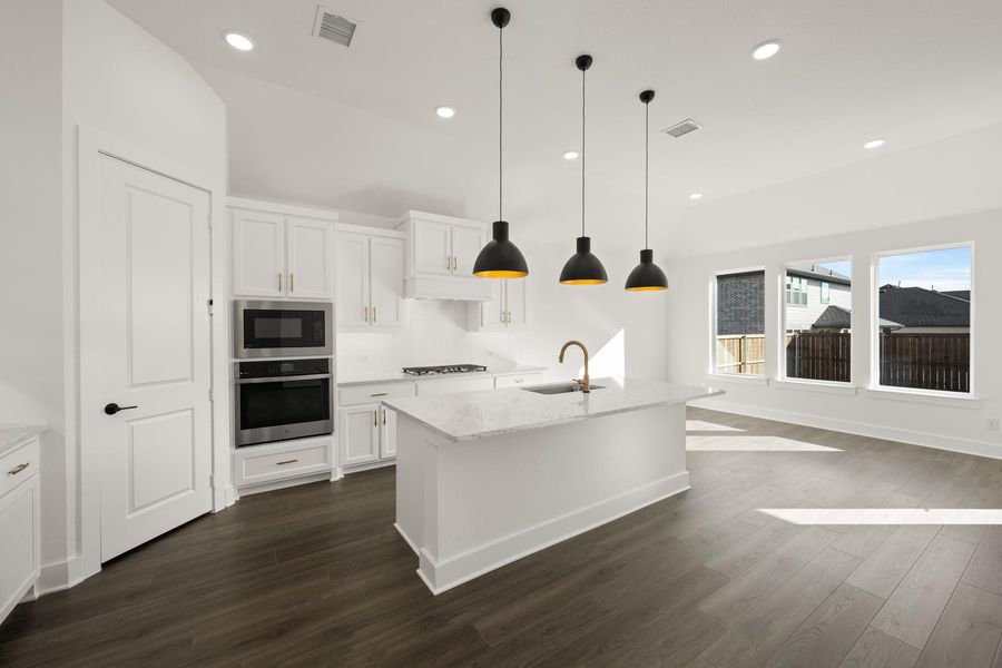 Furnished interior view inside a new home in Bridgewater, Midlothian (Image 14).