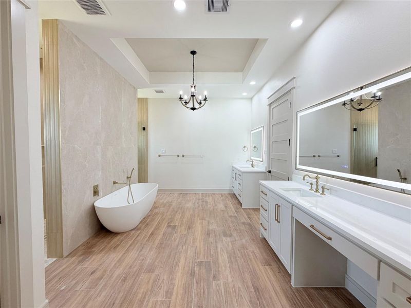 Furnished interior view inside a new home in , Washington (Image 20).