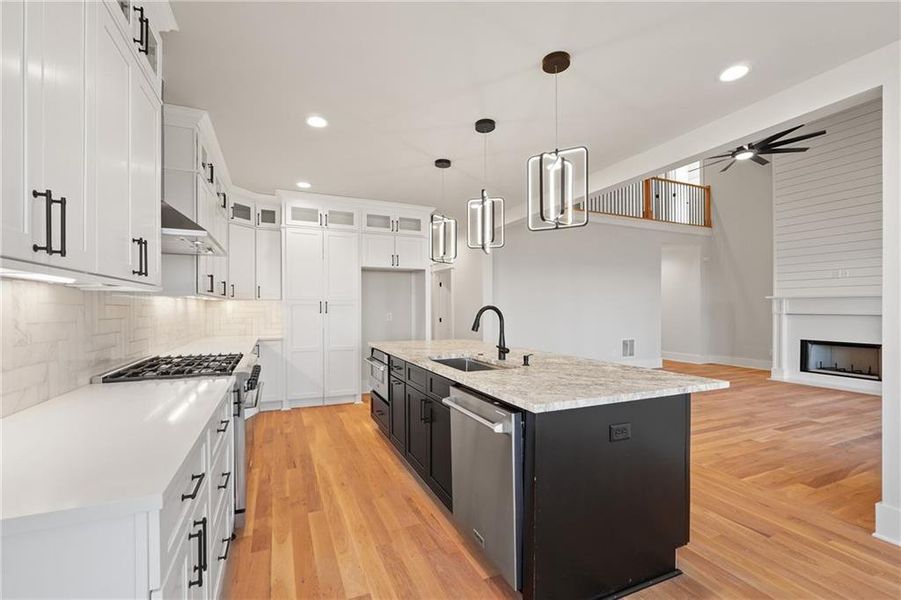 Furnished interior view inside a new home in , Dawsonville (Image 5).