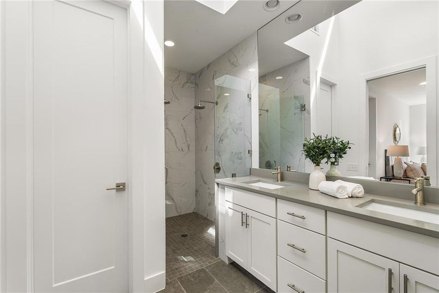 Furnished interior view inside a new home in , Atlanta (Image 13).