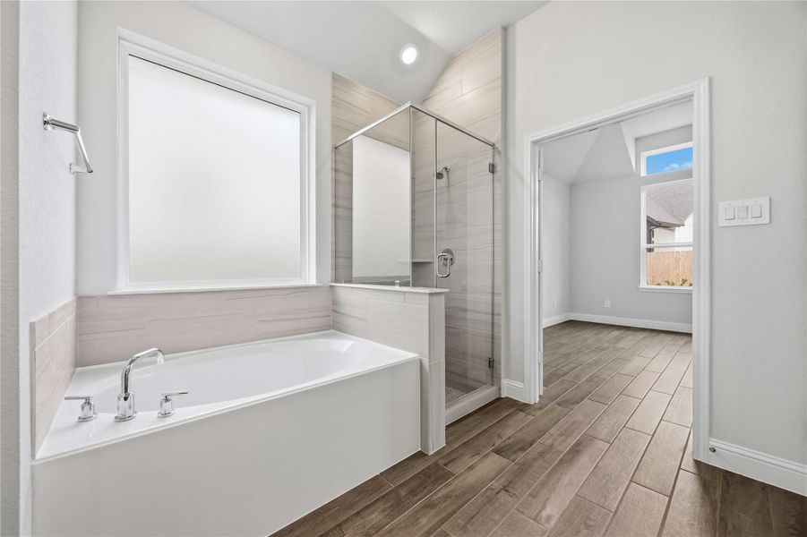 Furnished interior view inside a new home in Elyson, Katy (Image 13).