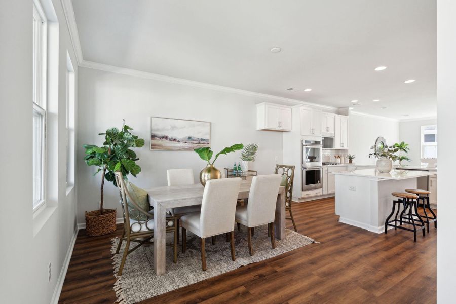Furnished interior view inside a new home in , Summerville (Image 4).