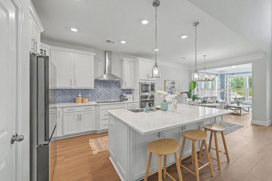 Furnished interior view inside a new home in Parker's Preserve, Ridgeville (Image 9).