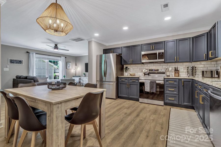 Furnished interior view inside a new home in , Waynesville (Image 10).