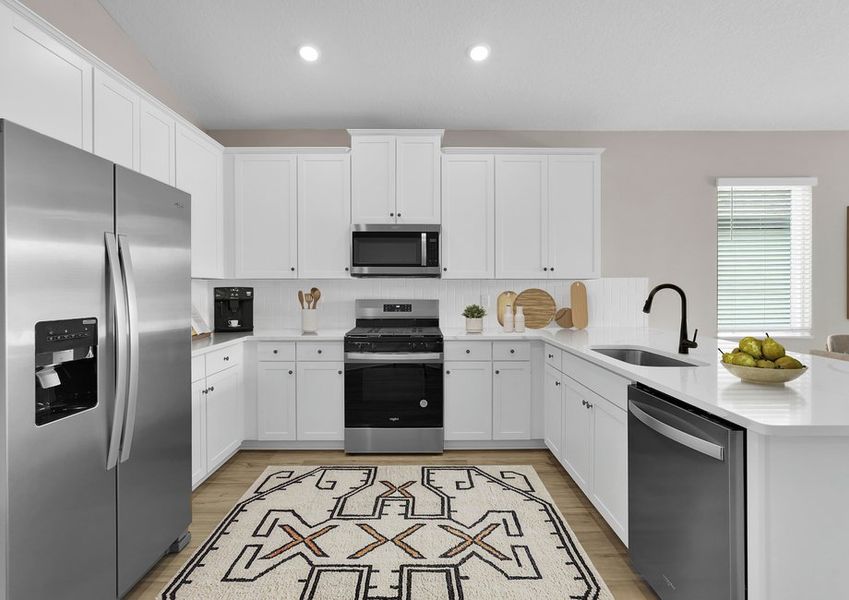 Chefs of all skill levels will love the upgraded kitchen