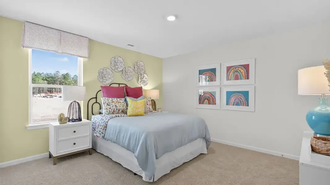 Furnished interior view inside a new home in Mangum Farms, Stem (Image 24). Furnished interior view inside a new home in Mangum Farms, Stem (Image 24).