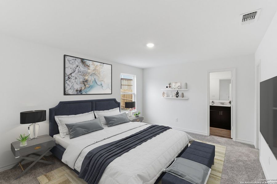 Furnished interior view inside a new home in Lily Springs, Seguin (Image 8).