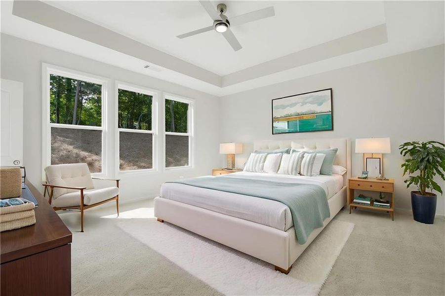 Furnished interior view inside a new home in , Demorest (Image 8).
