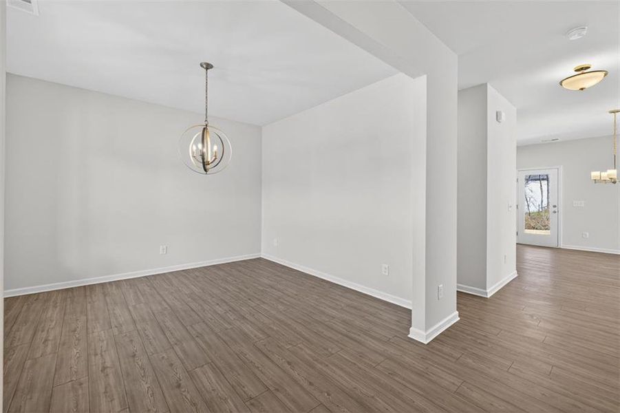 Spacious, unfurnished interior of a new home in Garrett Preserve, Douglasville (Image 18).