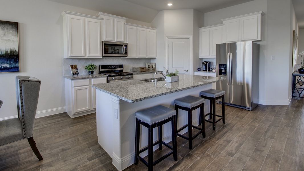 Furnished interior view inside a new home in Lakewood Trails, Forney (Image 5). Furnished interior view inside a new home in Lakewood Trails, Forney (Image 5).