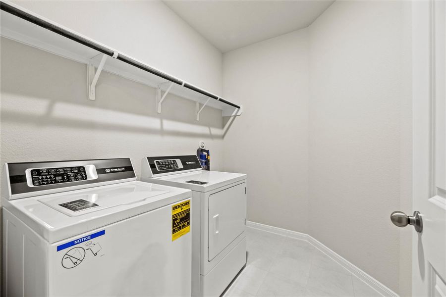 Oversized Laundry room.