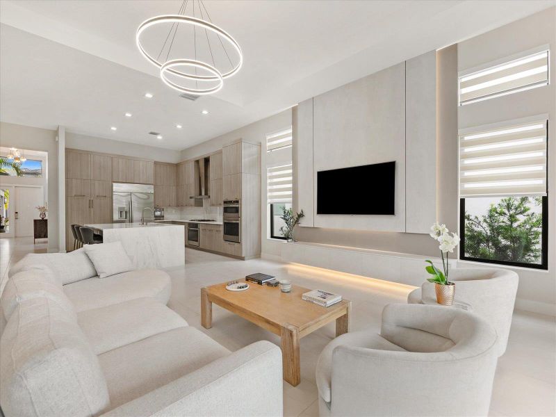 Open Concept Living + Dining Open Concept Living + Dining