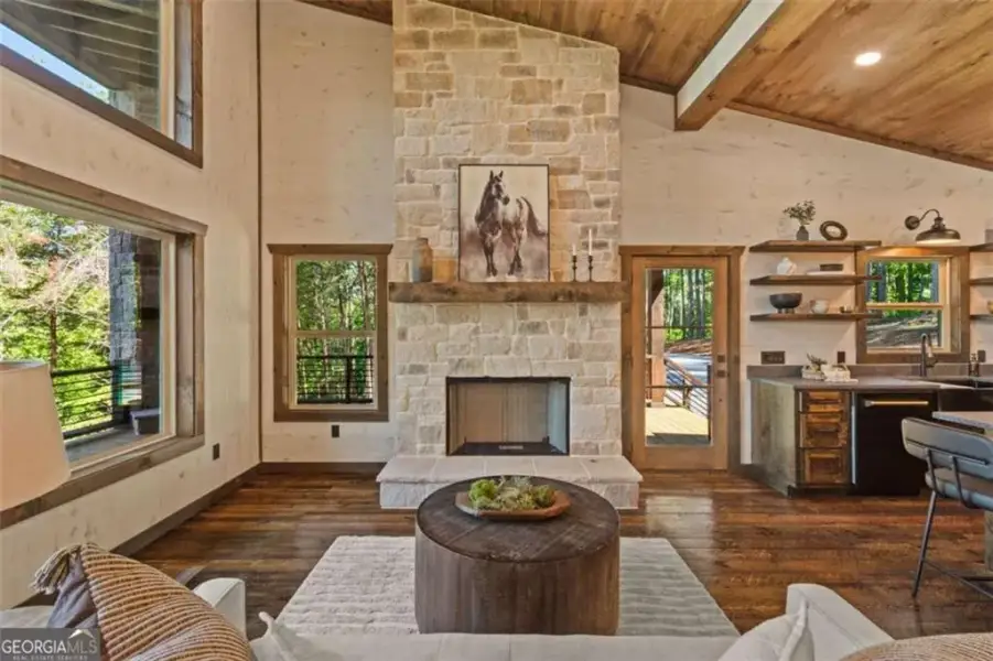 Exterior details and patio area of a home in , Talking Rock (Image 27). Exterior details and patio area of a home in , Talking Rock (Image 27).