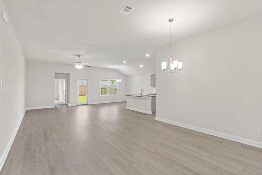 Spacious, unfurnished interior of a new home in River Ranch Trails, Dayton (Image 15). Spacious, unfurnished interior of a new home in River Ranch Trails, Dayton (Image 15).