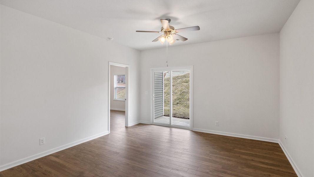 Representative unfurnished interior of a home built from the Allex by D.R. Horton in Fieldcrest Acres, Blountville (Image 16). Representative unfurnished interior of a home built from the Allex by D.R. Horton in Fieldcrest Acres, Blountville (Image 16).